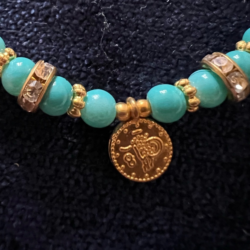 Turkish Bead & Coin Bracelet - Picture 2 of 4